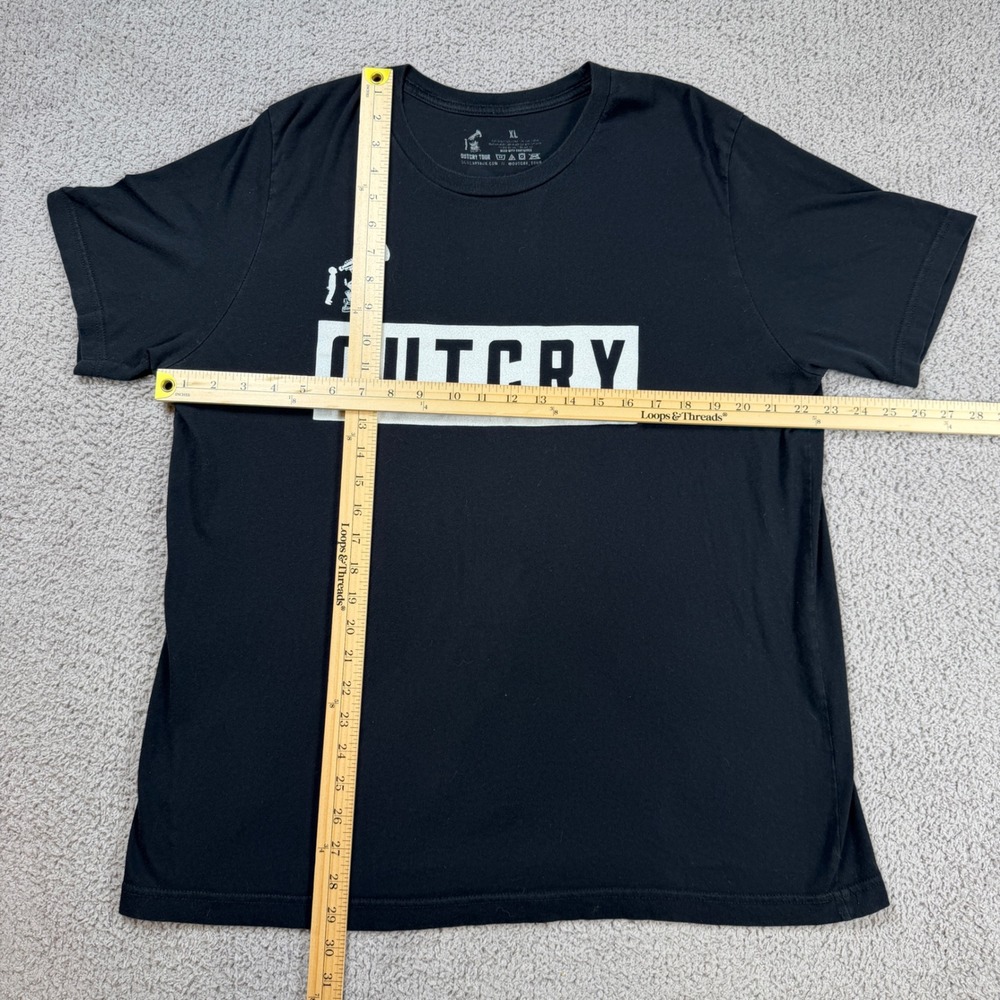 Outcry Tour Mens XL Black Graphic T-Shirt Lauren Daigle Kari Jobe Concert Tee - Picture 3 of 5